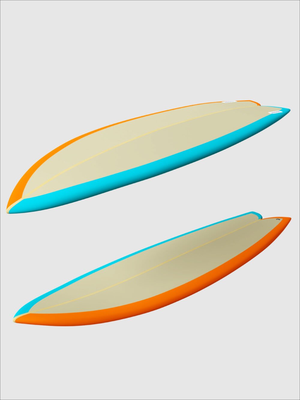 Fish Surfboard SBX Twice detail