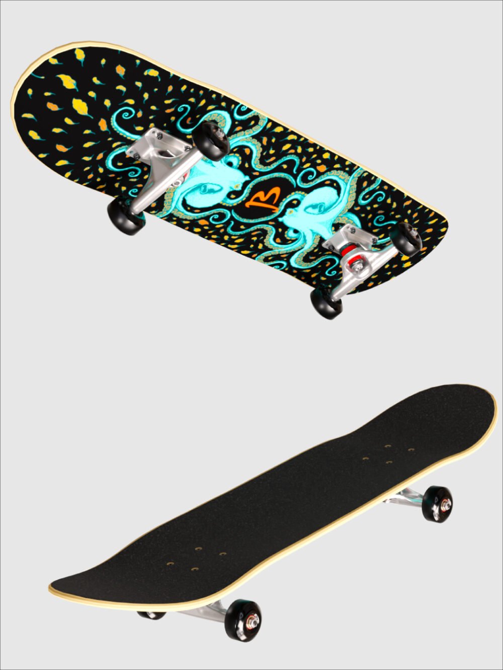 Skateboard popcicle SKX Octopus action